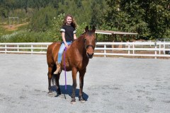 Horse and Girl Portrait