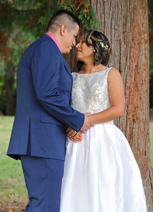 bride and groom together must have wedding picture